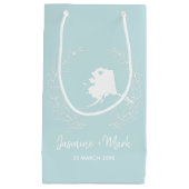 Alaska State-kaart bestemming bruiloft gunsten Klein Cadeauzakje (Voorkant)