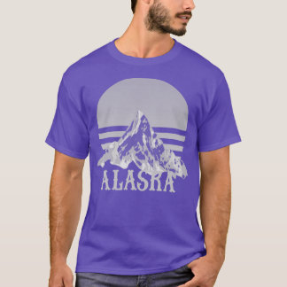 Alaska State Mountains Triblend T-shirt