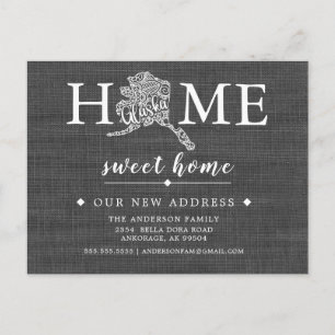 Alaska State Moving Announcement Post Kaart