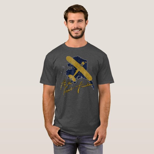 Alaska State Pilot Series T-shirt  Vliegtuig (Voorkant volledig)