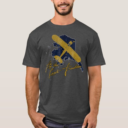 Alaska State Pilot Series T-shirt  Vliegtuig (Voorkant)