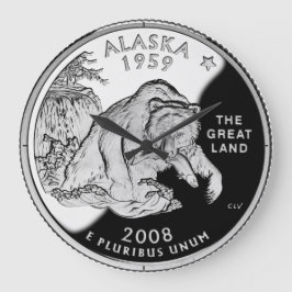 Alaska State Quarter Clock Grote Klok