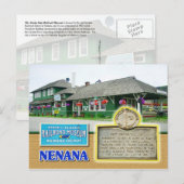 Alaska State Railroad Museum, Nenana, Alaska Briefkaart (Voorkant / Achterkant)