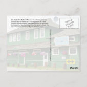 Alaska State Railroad Museum, Nenana, Alaska Briefkaart (Achterkant)