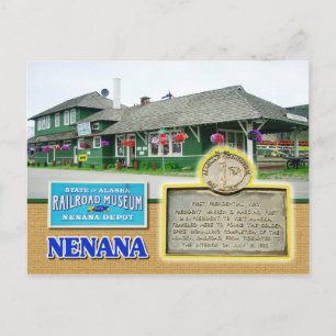 Alaska State Railroad Museum, Nenana, Alaska Briefkaart