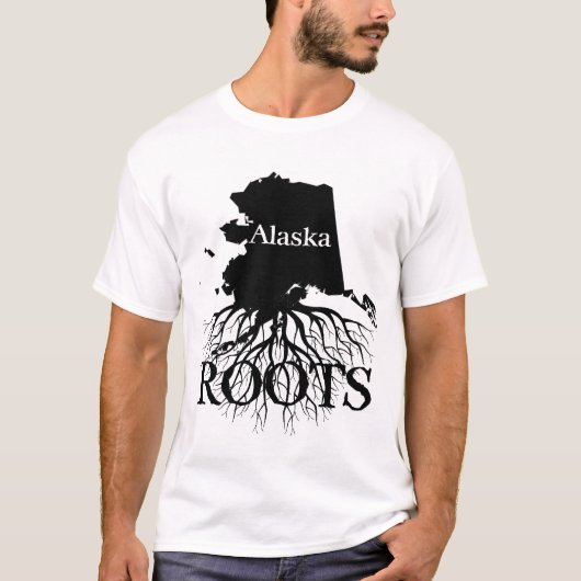 Alaska State Roots Women's of Mannen Shirt (Voorkant)