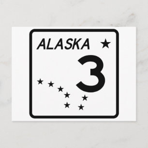 Alaska State Route 3 Briefkaart