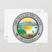 Alaska State Seal Briefkaart (Voorkant / Achterkant)