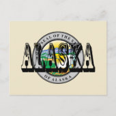 Alaska State Seal Post Kaart (Voorkant)