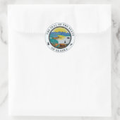 Alaska State Seal Stickers (Tas)
