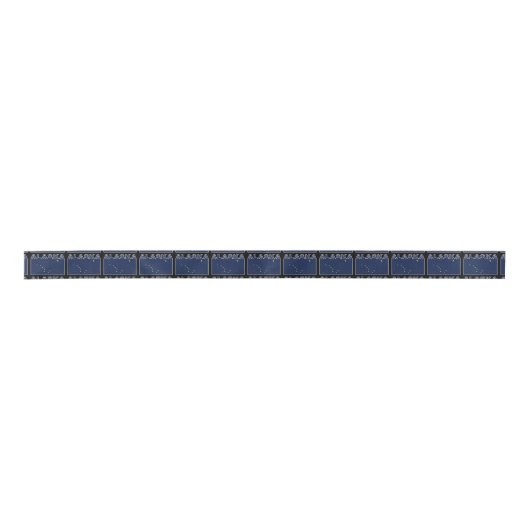 Alaska State Text Flag Satijnen Lint (Voorkant)