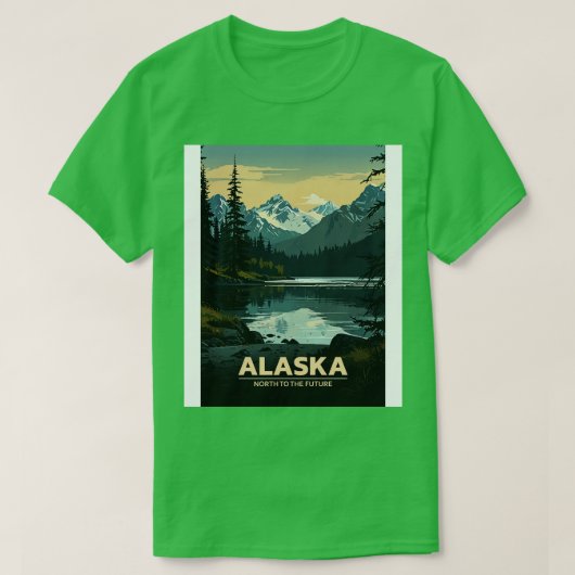 Alaska State Travel T-shirt (Design voorkant)