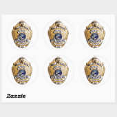 Alaska State Trooper Ronde Sticker (Vel)
