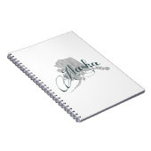 Alaska State Typografie Notitieboek (Rechterzijde)