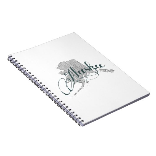 Alaska State Typografie Notitieboek (Rechterzijde)