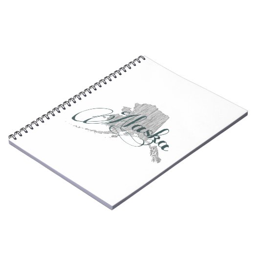 Alaska State Typografie Notitieboek (Linkerzijde)