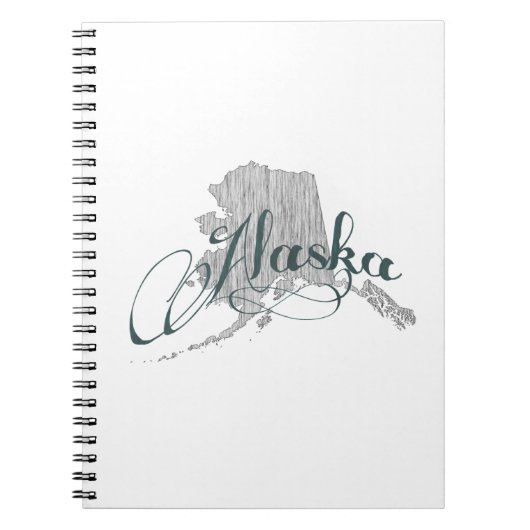Alaska State Typografie Notitieboek (Voorkant)