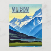 Alaska, State, USA,,, , Natuur, bergen, Briefkaart (Voorkant)