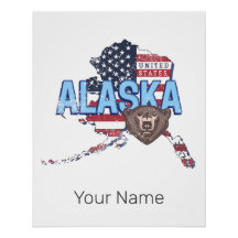 Alaska State Verenigde Staten Kaart  Verenigde Sta