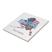 Alaska State Verenigde Staten Kaart  Verenigde Sta Tegeltje (Zijkant)