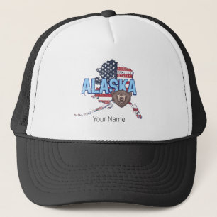 Alaska State Verenigde Staten Kaart  Verenigde Sta Trucker Pet