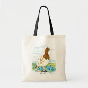 Alaska State Vogelwilg Parmigan toendra Tote Bag