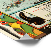 Alaska Steamship Company (1936) Map reproductie Poster (Hoek)