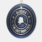 "Alaska Steel" decoratieve Ornamenten (blauw) (Links)