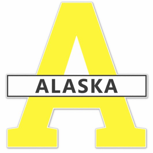 Alaska Sticker (Voorkant)