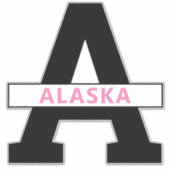 Alaska Sticker (Voorkant)