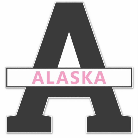 Alaska Sticker (Voorkant)