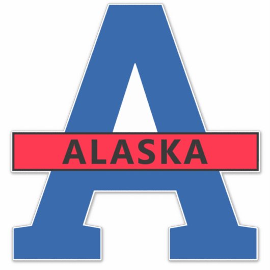 Alaska Sticker (Voorkant)