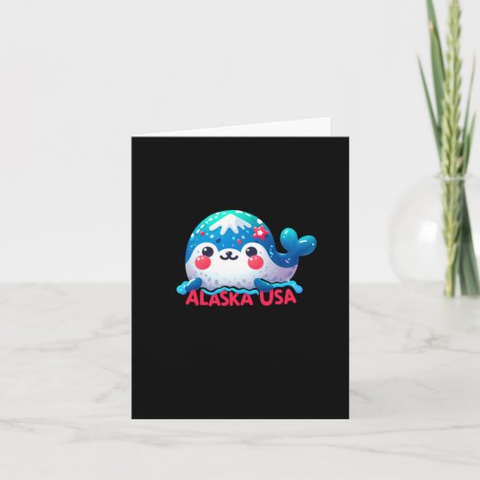 Alaska sticker kaart (Voorkant)