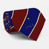 Alaska strepen vlag stropdas (Opgerold)