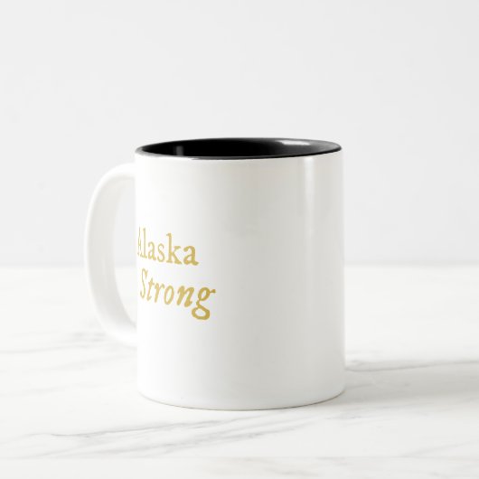 Alaska Strong Coffee Mok (Voorkant links)