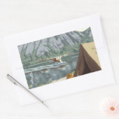 Alaska Struik mensen Rechthoekige Sticker (Envelop)