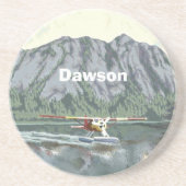 Alaska Struik Plane Mountain Travel Zandsteen Onderzetter (Voorkant)