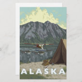 Alaska Struik Plane Souvenirs Briefpapier (Voorkant / Achterkant)