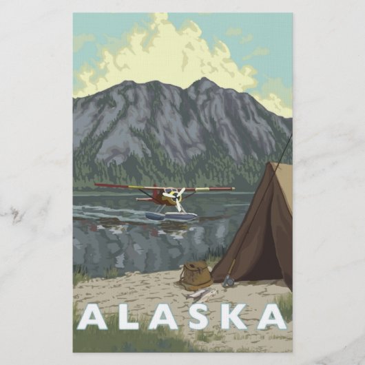 Alaska Struik Plane Souvenirs Briefpapier (Voorkant)