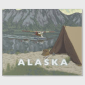 Alaska Struik Plane Souvenirs Cadeaupapier (Vlak)
