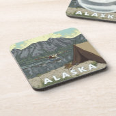 Alaska Struik Plane Souvenirs Drankjes Onderzetter (Linkerzijde)