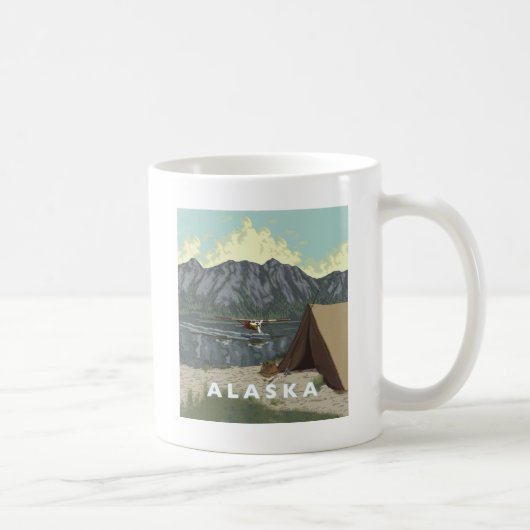 Alaska Struik Plane Souvenirs Koffiemok (Rechts)
