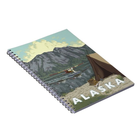 Alaska Struik Plane Souvenirs Notitieboek (Rechterzijde)