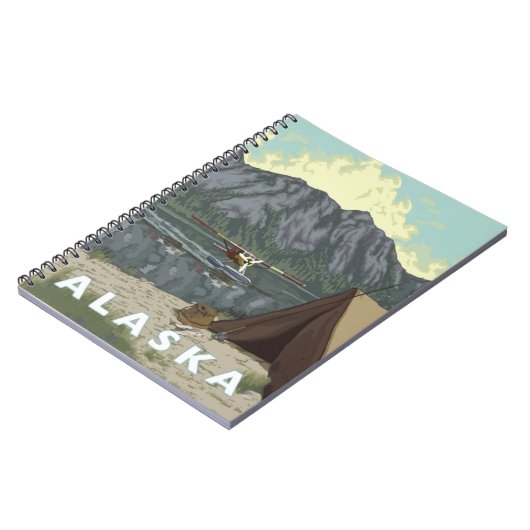 Alaska Struik Plane Souvenirs Notitieboek (Linkerzijde)