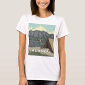 Alaska Struik Plane Souvenirs T-shirt (Voorkant)