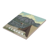 Alaska Struik Plane Souvenirs Tegeltje (Zijkant)