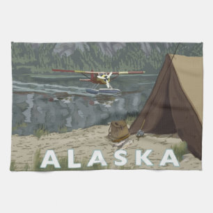 Alaska Struik Plane Souvenirs Theedoek