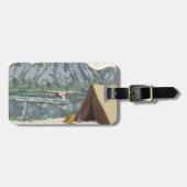 Alaska Struik Planet en Vist reizen Bagagelabel (Voorkant horizontaal)