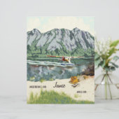 Alaska Struik Planet en Vist reizen Briefhoofd (Staand voorkant)