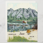 Alaska Struik Planet en Vist reizen Briefhoofd (Voorkant / Achterkant)